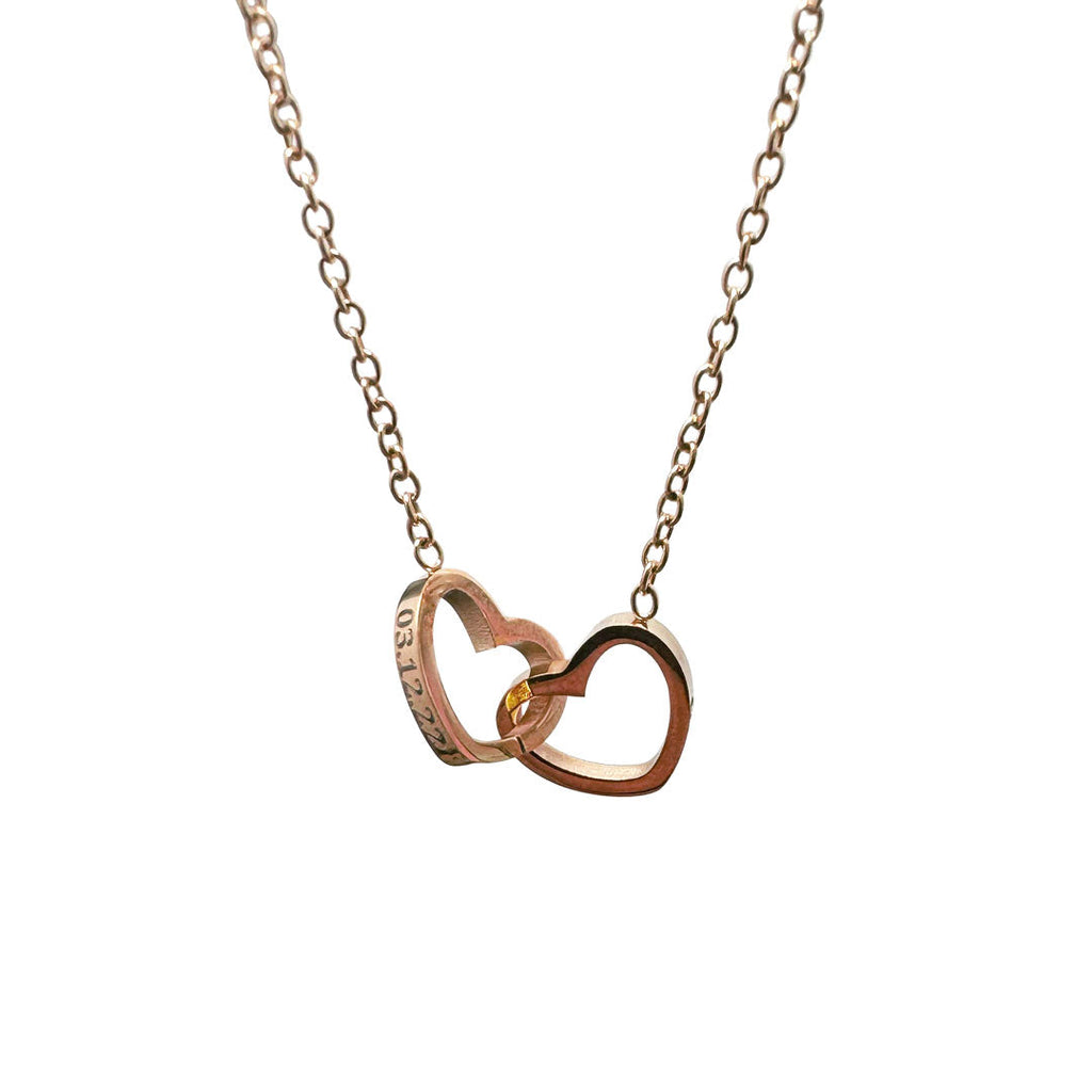 Eternal Rose Box - W/ Engraved Necklace & Real Rose