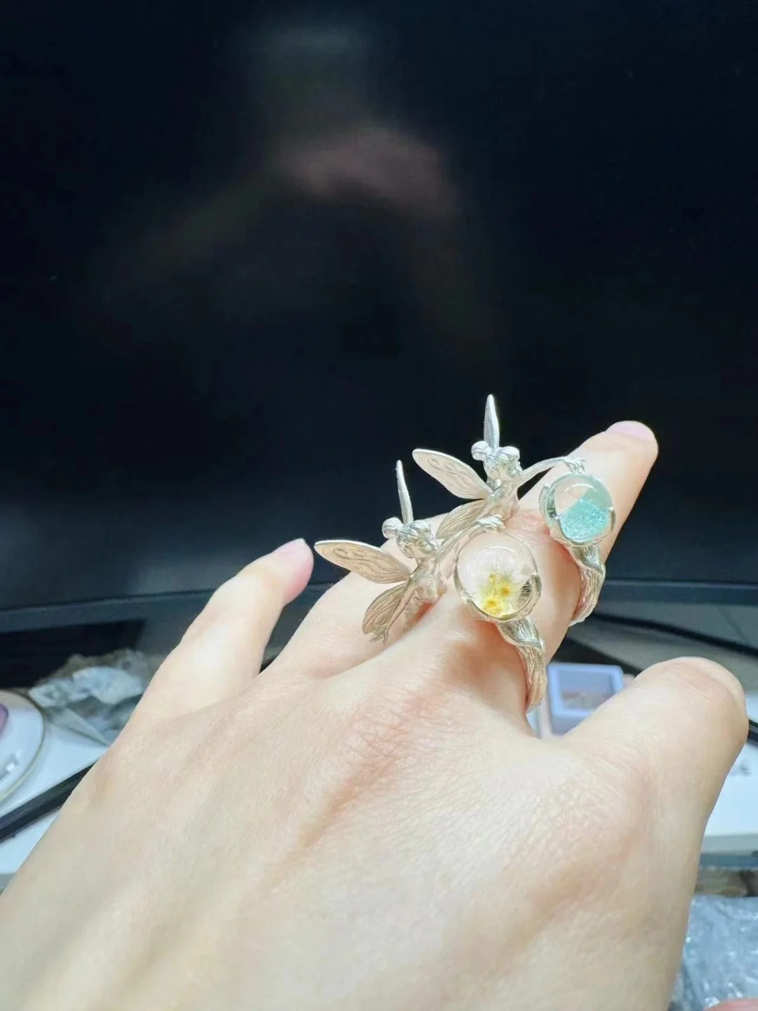 925 Sterling Silver Elf Ring