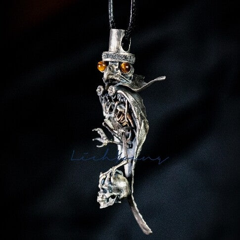 Duke Skull Owl Pendant
