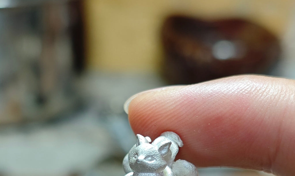 Nine-tailed fox pendant