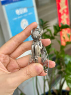 Golden Cicada Girl Necklace