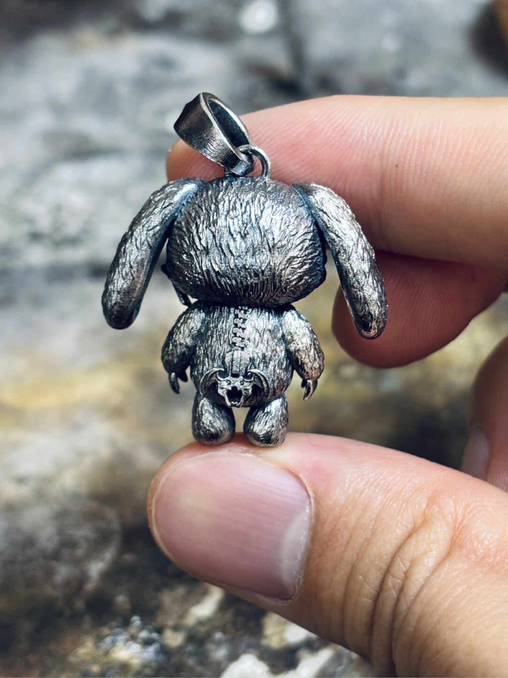 Zipper Rabbit Pendant
