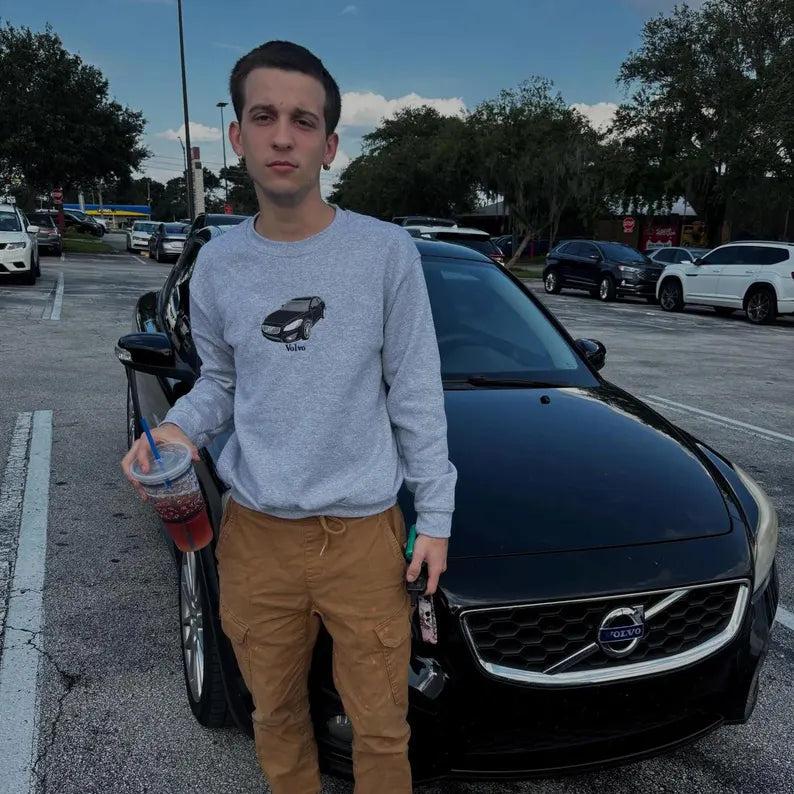 Custom Embroidered Car Sweatshirt
