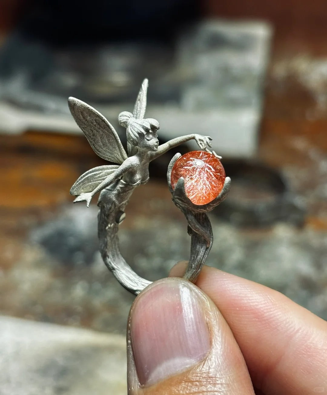 925 Sterling Silver Elf Ring