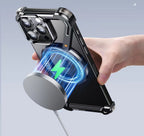 Creative Z-shaped Metal Rotating Stand Magnetic Phone Case