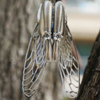 Golden Cicada Girl Necklace