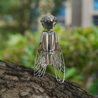 Golden Cicada Girl Necklace