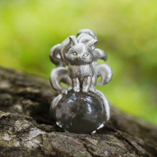 Nine-tailed fox pendant