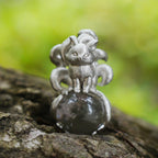 Nine-tailed fox pendant