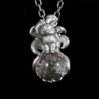 Nine-tailed fox pendant