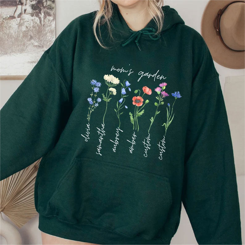 Mom's Garden Is Her Children Custom Hoodie/Sweatshirt